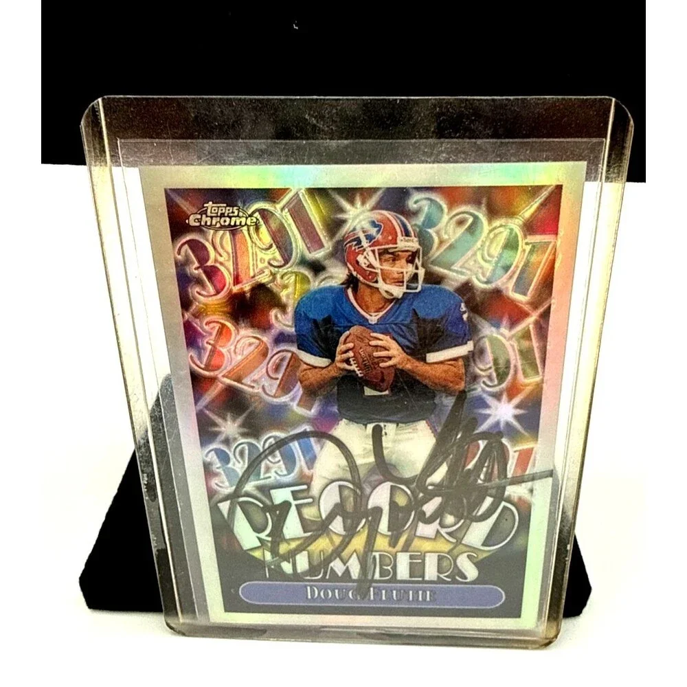 1999 Topps Chrome Doug Flutie Record Numbers 3291, RN7, Buffalo Bills